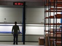 RELOJ DE PARED CON LEDs 83 x 23 x 4 cm. MOD. WC235RLN