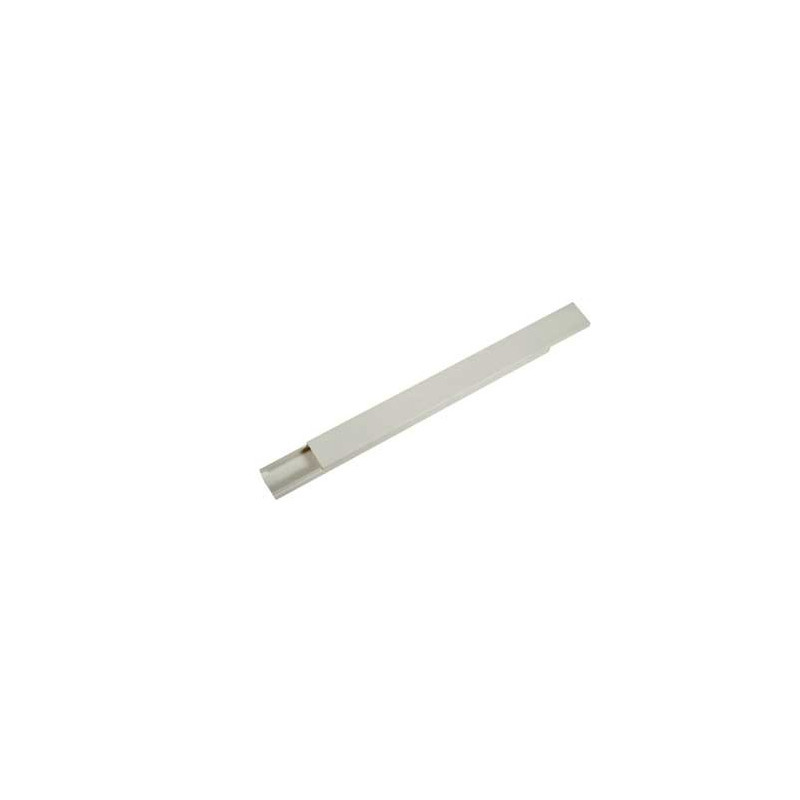 Canaleta blanca tornillo 25X25 MM. 2 Metros. Mod. WE-7550