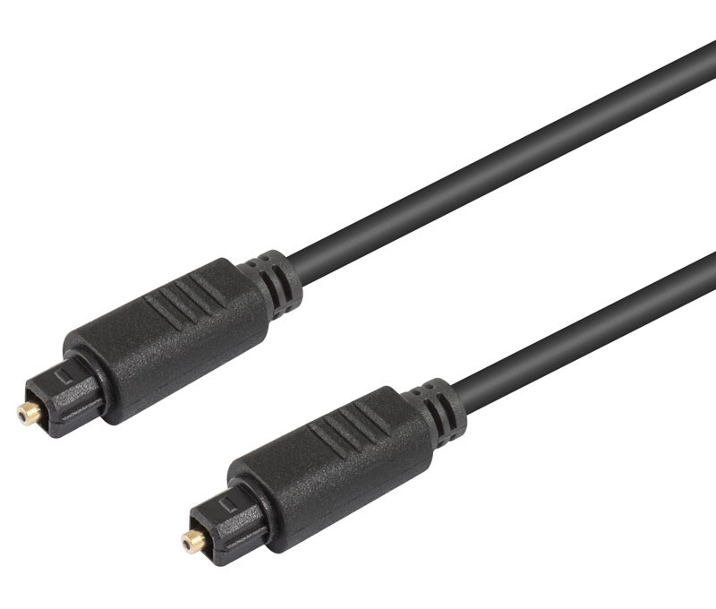 Conexión Fibra óptica Audio Toslink macho - macho 1 metro. Mod. WIR501