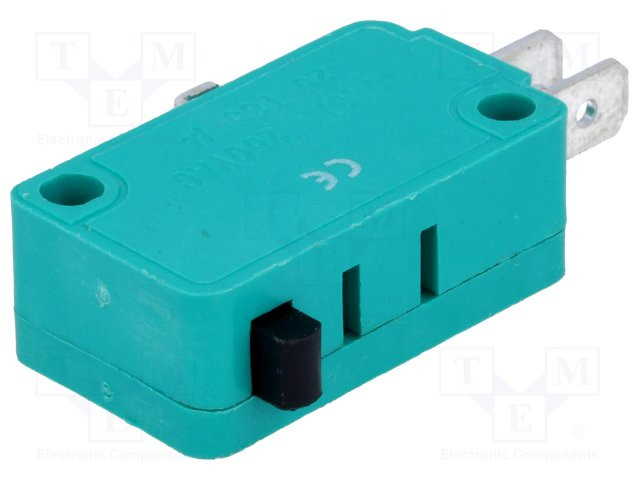 Microconmutador SNAP ACTION sin palanca SPDT 10A/250VAC IP40. Mod. WLK-1