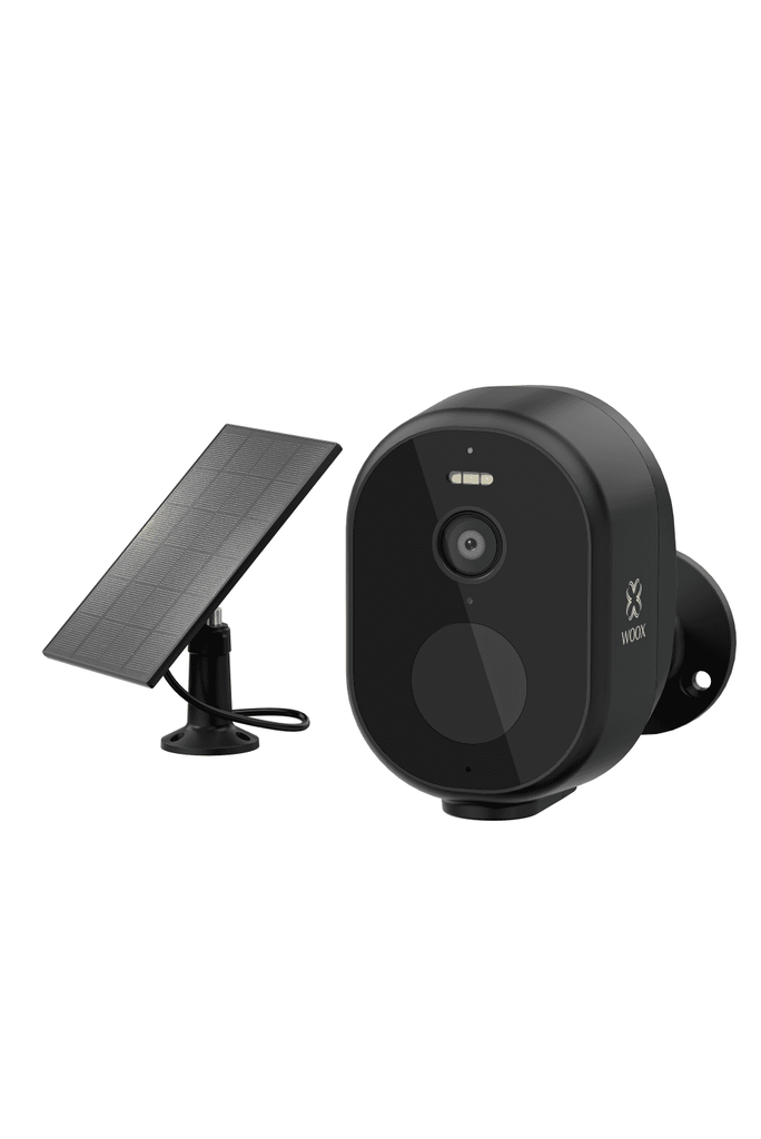 Cámara exterior wifi inteligente 1080p Woox c/ batería y placa solar. Mod. R4252