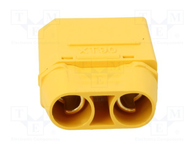Conector macho aéreo de alimentación DC XT90 2 pin. Mod. XT90H-M
