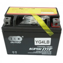 Batería moto Outdo 12V 4Ah. Mod. YB4LBOUT