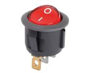 Interrruptor unipolar de balancín con luz 6A/250Vca. Mod. 11478IL