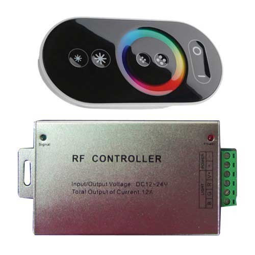 [3312VTA] Controlador táctil para tira LED RGB máx. 180/360W 15A DC12/24V. Mod. 3312