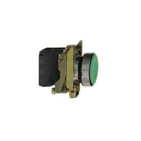 [3SA8BA31GEN] Pulsador con retorno metálico Ø22mm. Rasante. Verde. 1NO. Mod. 3SA8-BA31