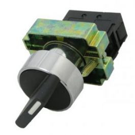 [3SA8BD21] Selector 2 posiciones 1NO 22mm metálico Sassin. Mod. 3SA8-BD21