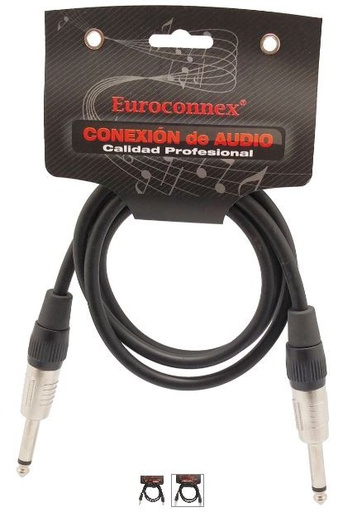 [43131ELG] Conexión mono  Jack macho a Jack 6.3mm 1 metros. Mod. 43131