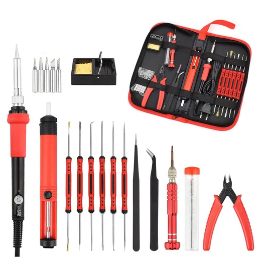 [54407ENU] PACK SOLDADURA ELÉCTRICO CON TEMPERATURA AJUSTABLE 20 EN 1. Mod. 54407