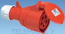 [903142APAS] BASE AÉREA MOVIL INDUSTRIAL 3 POLOS+TIERRA 16A 400V IP44. SOLERA. MOD. 903142A