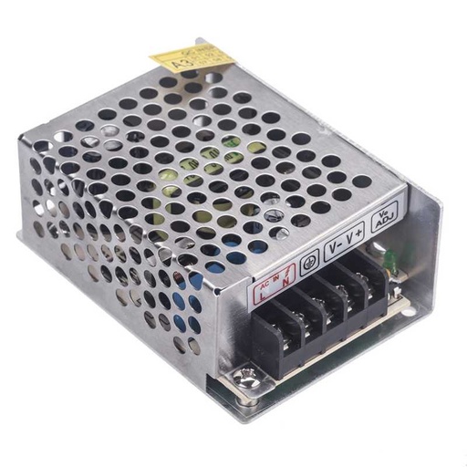 [AC6121] Fuente alimentación metálica 12V 3A 36W Basic. 410036