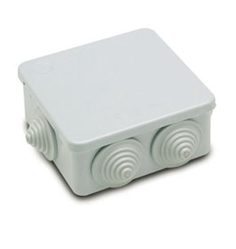 [ASCDE80] Caja estanca con conos 80x80x40. Mod. ASCDE80