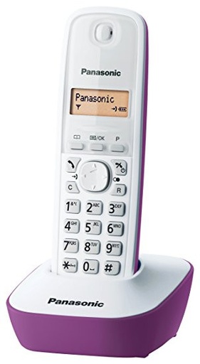 [KXTG1611FDSC] Panasonic KX-TG1611 - Teléfono Inalámbrico de color morado