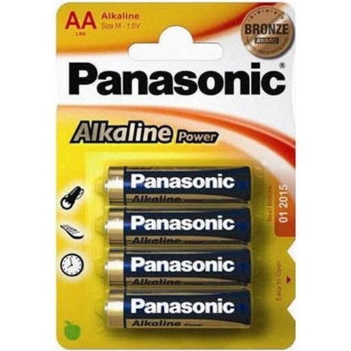 [LR06PNP4] Pila alcalinas Panasonic AA LR-06 (UNIDAD). Mod. LR06APB/4BP