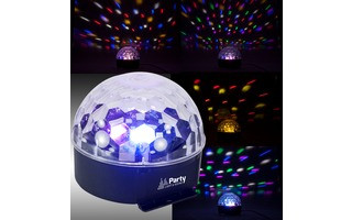[PARTYASTRO6CAL] EFECTO DE ILUMINACION ASTRO DE LED 6 COLORES 6 x 1W. PARTY-ASTRO6