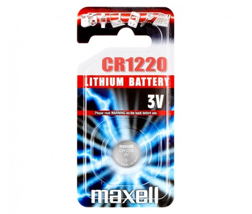 [PLI023ELM] Pila Litio botón 3V 38 mAh. Mod. CR1220MAX