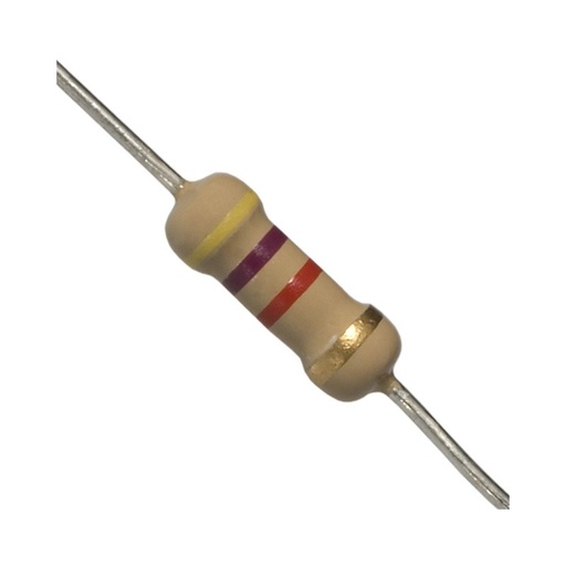 [R0.5W3.3PCE] Resistencia de carbón 0.5W  3.3 ohm
