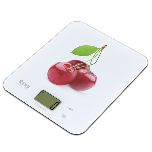 [TMPBS022TMA] Báscula de cocina motivo cerezas TMelectron