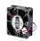 [VEN010MET] Ventilador rodamiento de bolas 12VDC 60x60x25 mm. Mod VEN010