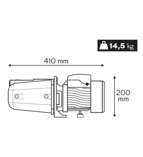 [VIBAF750A] Electrobomba superficie autocebante inox 750W Vito. Mod. VIBAF750A