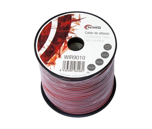 [WIR9010ELM] Cable para altavoz, Rojo-Negro 2X0.50MM. Mod. WIR9010